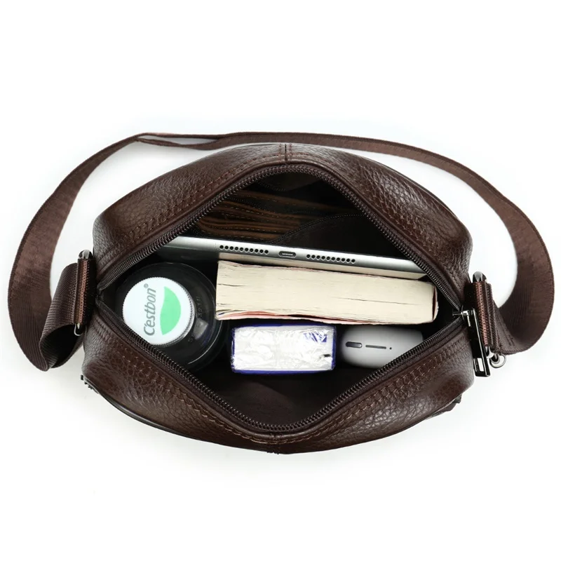 Westal Новинка Повседневная Сумка Мужская Натуральная Кожа Через Плечо Сумки