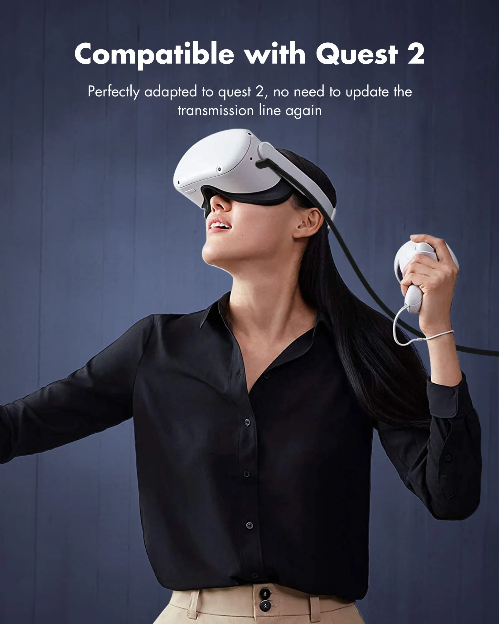 KIWI design Oculus Quest/ Quest 2 обновленный 16 футов/10 футов 5 м/3 м USB3.0 на кабель Type C Link