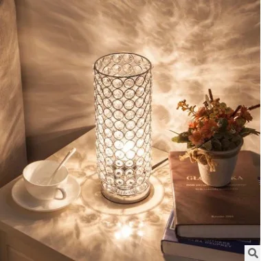 Светильник с украшением в виде кристаллов Светодиодный Настольные лампы Красота