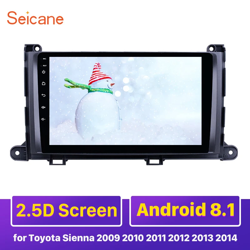Seicane Android 9 1 автомобильный мультимедийный плеер дюймов GPS Navi стерео радио для Toyota