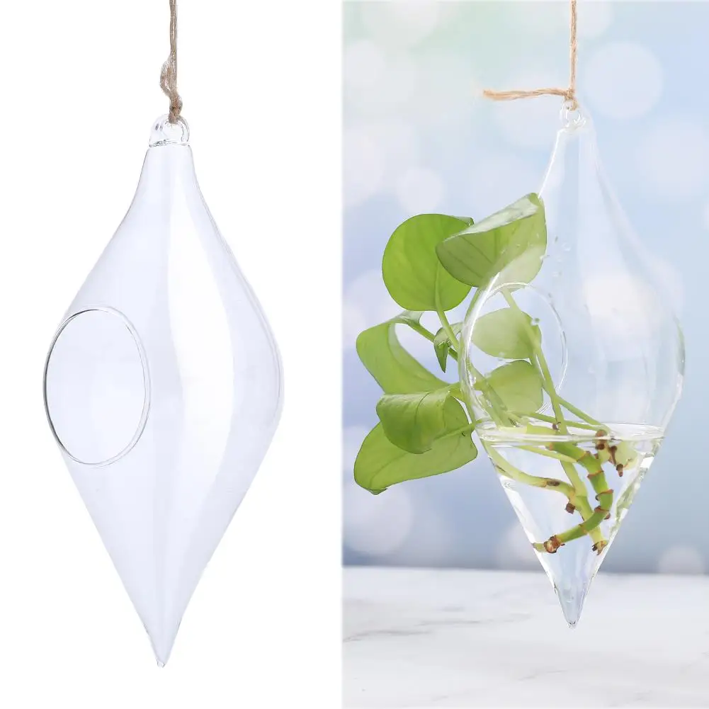Подвесная стеклянная ваза подвесной Террариум растение цветок креативная
