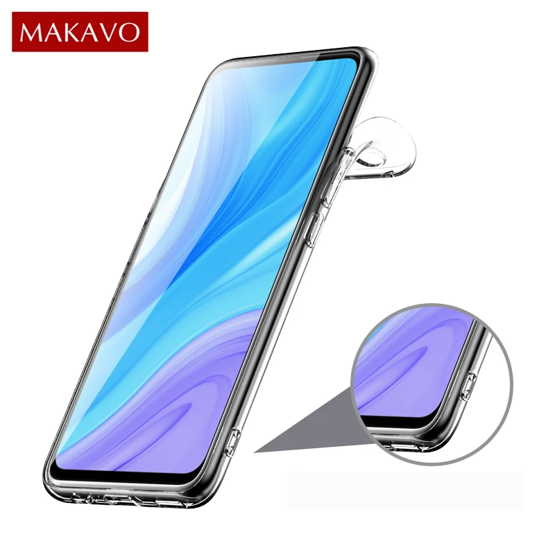 Для huawei P Smart Z чехол тонкий ТПУ подходит прозрачный силиконовый прозрачный мягкий чехол для huawei P Smart чехол для телефона