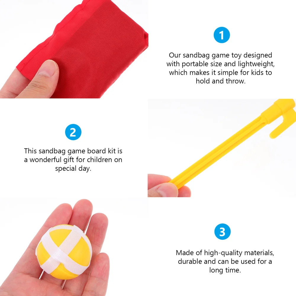 

1 Set Children Sandbag Tossing Toys Throwing Game Plaything Interactive Toys