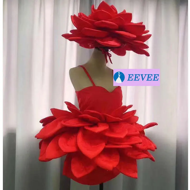 Наряд для ночного клуба или бара с цветами сцены вечеринки одежда в стиле Рейв