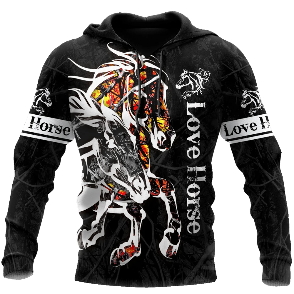 

Love Horse 3D Printed Black Hoodies Fashion Mens Sweatshirts Harajuku Style Casual Jacket Zipper Hoodies DY182