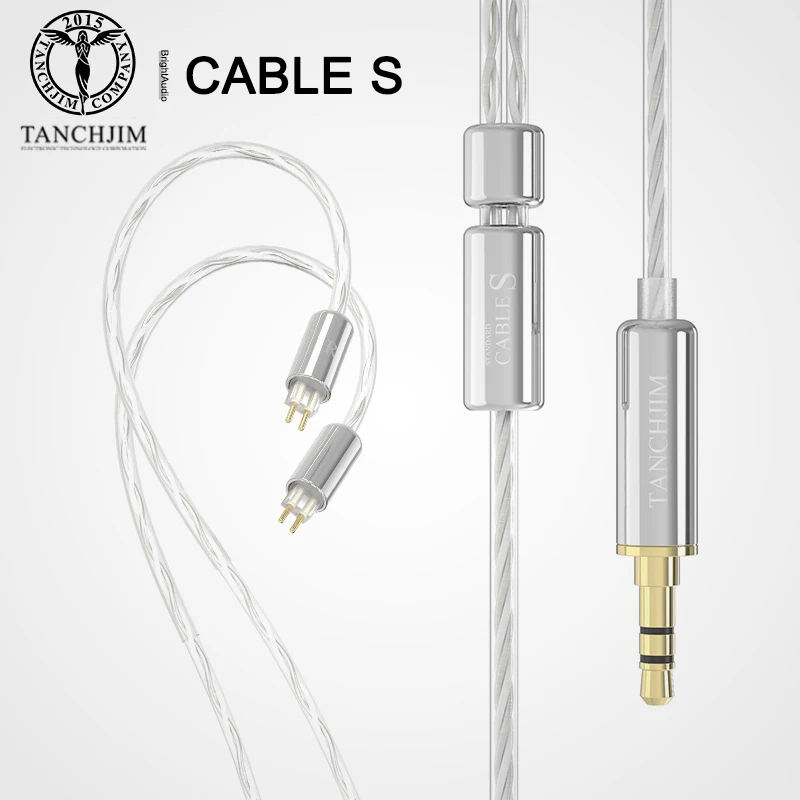 

TANCHJIM CABLE S Upgrade Earphone Cables 2.5/4.4mm Balanced 3.5mm Single-Ended with 0.78mm 2Pin Detachable Hifi Audio Line