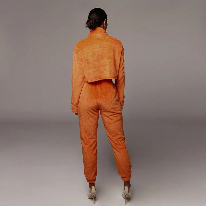two piece set women tracksuit for women outfit winter cashmere hoody pants 2 piece set for female two pieces sets women's suits