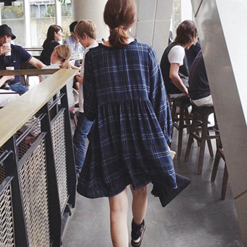 Новое Кружевное платье без воротника Осень 2019 женские модные повседневные милые