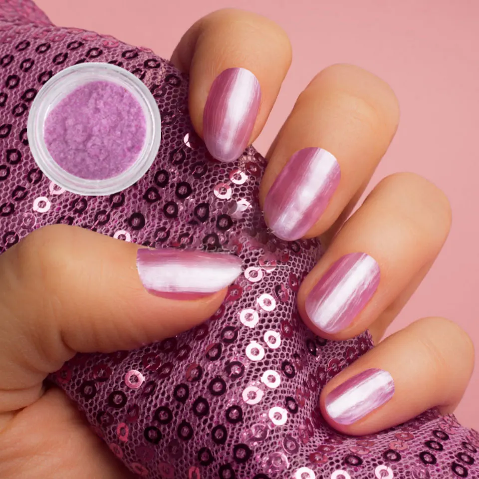 Новинка блестящий лазерный Серебряный Хром порошок для ногтевого дизайна 12 шт. |