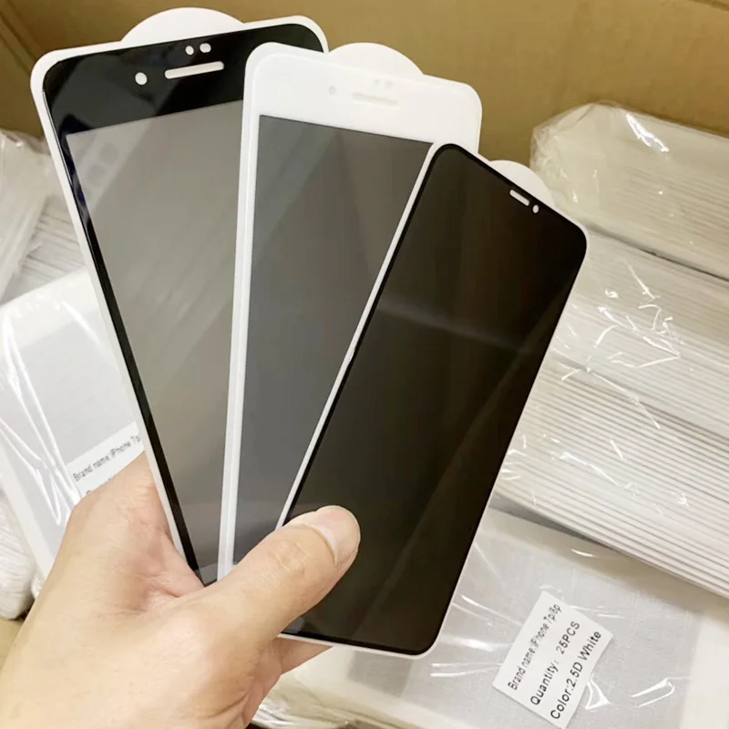 

2Pcs Best Full Privacy Tempered Glass For iPhone 12 Mini 11 Pro Max X XS Max XR 8 7 6 6S Plus SE 2020 Anti Spy Screen Protector