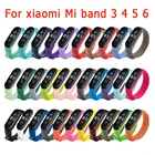 Ремешок для часов Xiaomi Mi Band 6 5 4 3, силиконовый браслет для Mi Band 3 4 band5 band6, аксессуары для умных часов