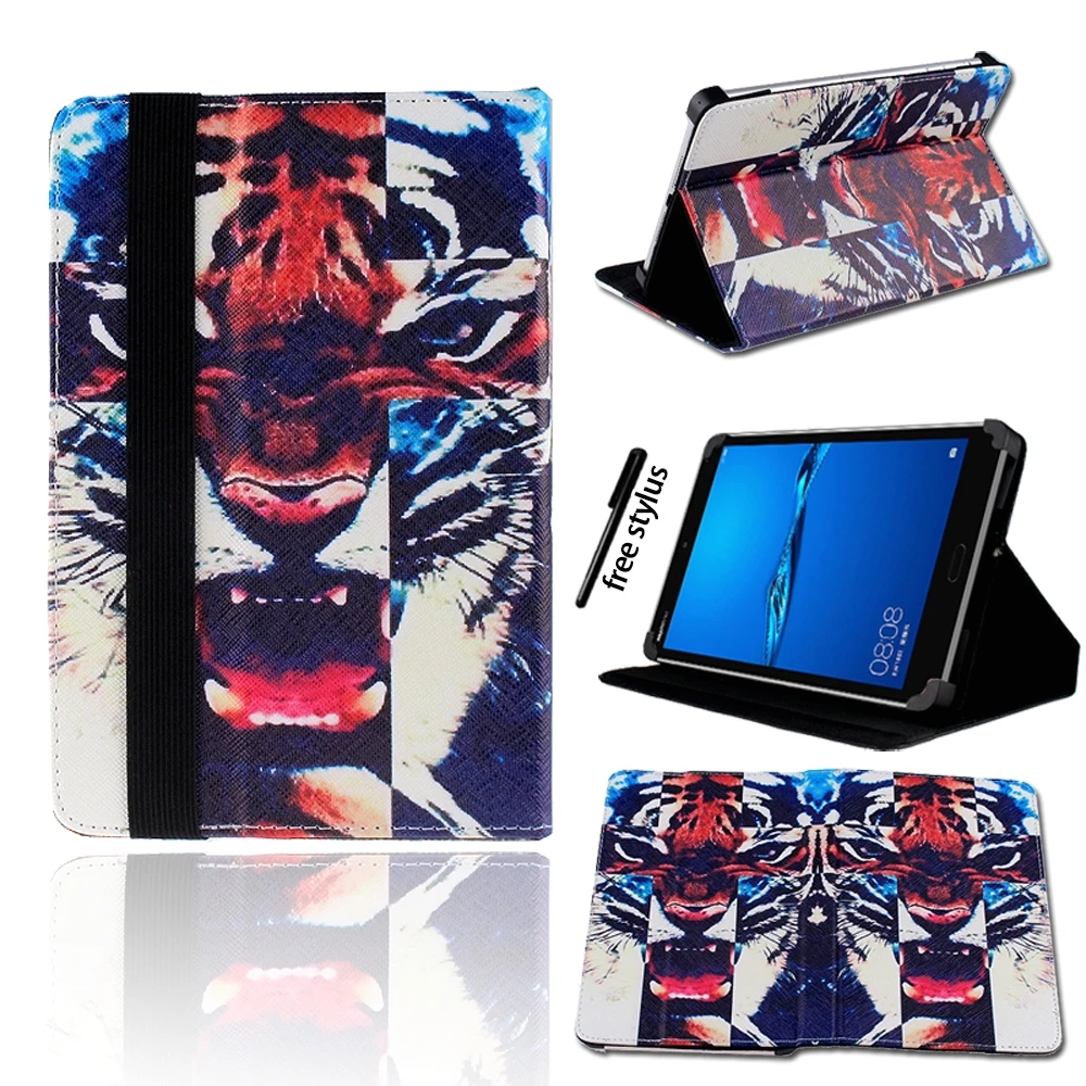 Устойчивый к падениям складной кожаный чехол подставка подходит для Huawei MediaPad