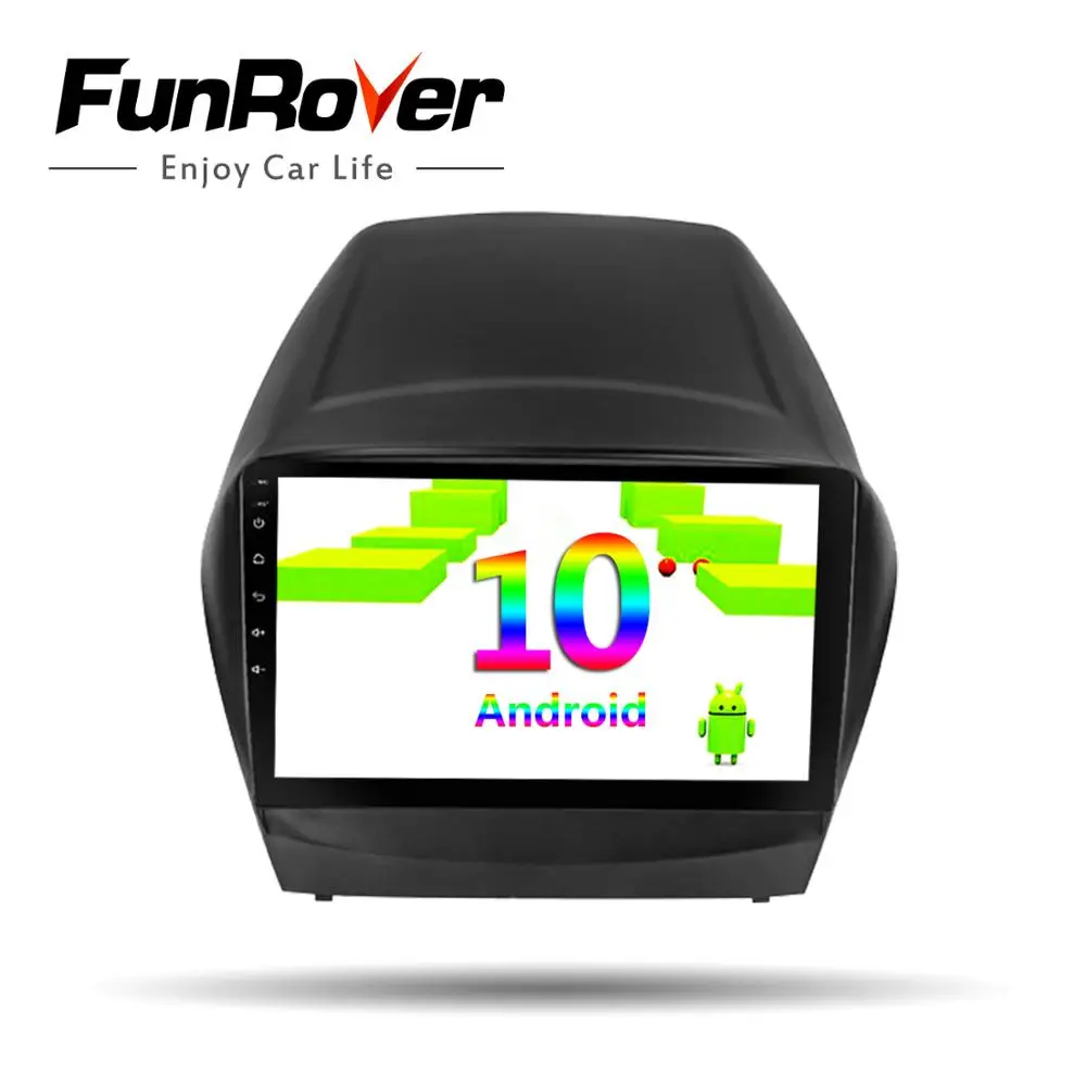 FUNROVER DSP Android 10 0 для Hyundai Tucson ix35 2011 2014 Автомобильный Радио Мультимедийный видео