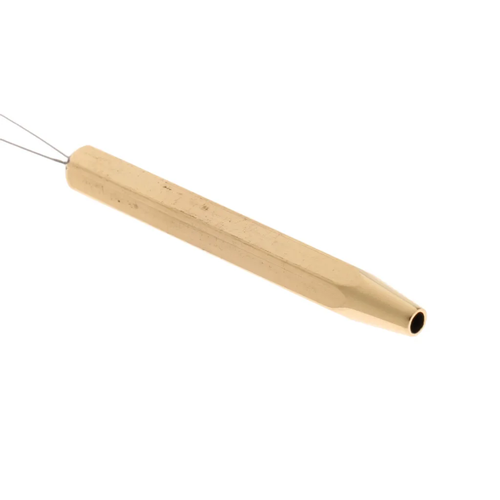 Fly Tying Bobbin Threader Brass Handle Tools for Flies Lure Making DIY | Спорт и развлечения