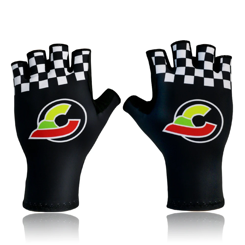 Перчатки для велоспорта в стиле ретро Нескользящие гелевые митенки с защитой от