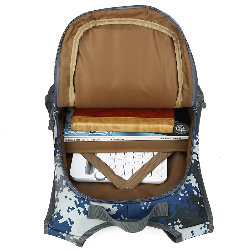 Камуфляжный холщовый водонепроницаемый и прочный рюкзак новая мужская женская