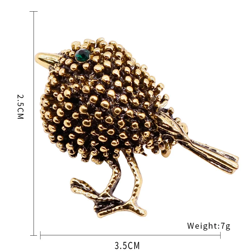 Модная маленькая милая брошь украшения милые Мультяшные птицы животное корсаж