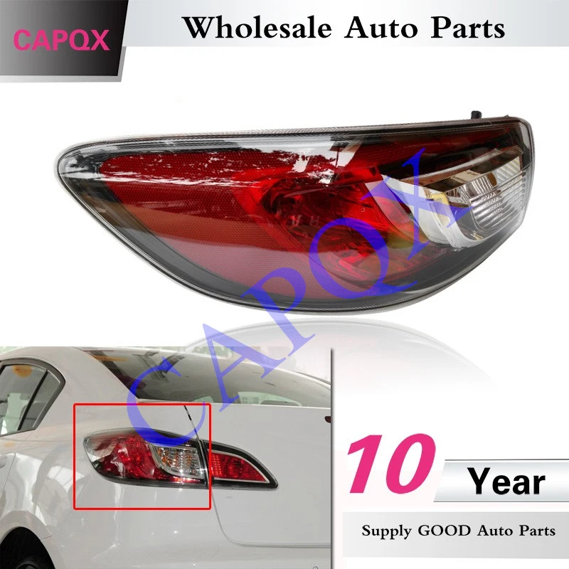 CAPQX задний бампер светильник для Mazda 3 Mazda3 BL 1.6L 2009 2010 2011 2012 2013 4 Двери Седан хвост