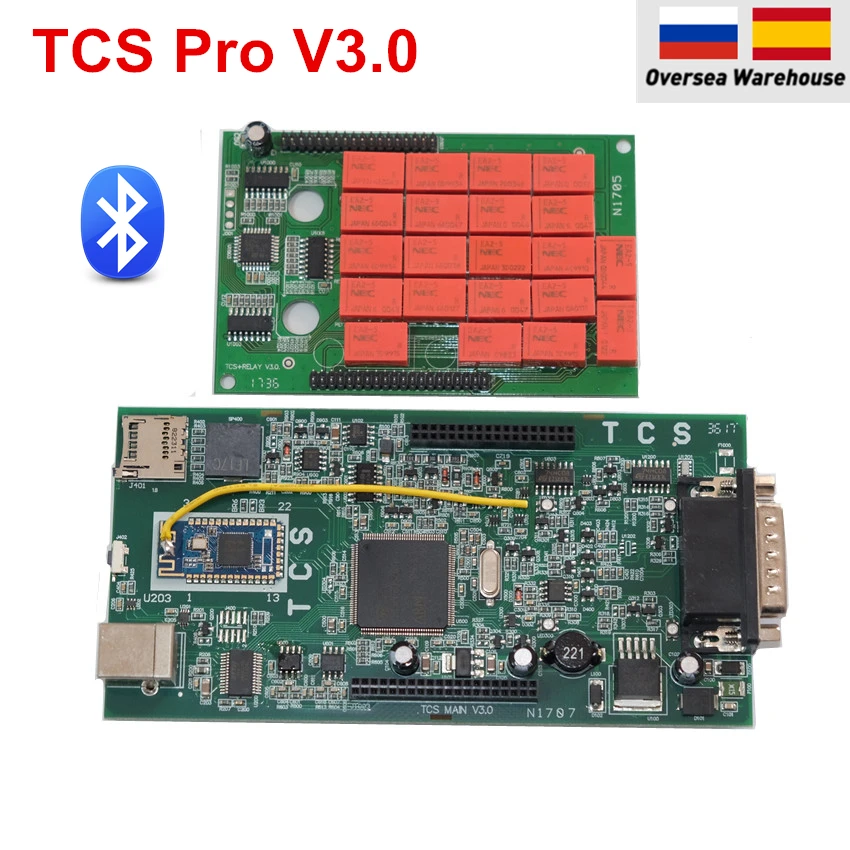 OBDIICAT TCS V3.0 красный 2017 1 с bluetooth obd2 OBDII Автомобильный сканер VCI диагностический