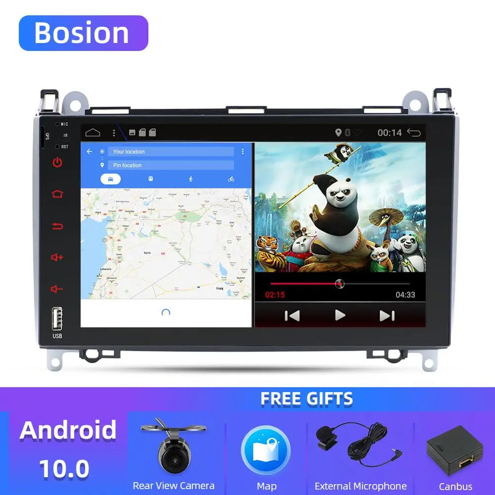 Автомагнитола Bosion с Android 10 0 мультимедийный проигрыватель для Mercedes Benz