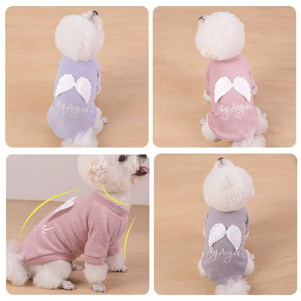 

Pet Dog Clothes for Dog Clothing Angel Wing Warm Clothes for Dogs Thicken Pet Product Dogs Coat Jacket Puppy Chihuahua Teddy