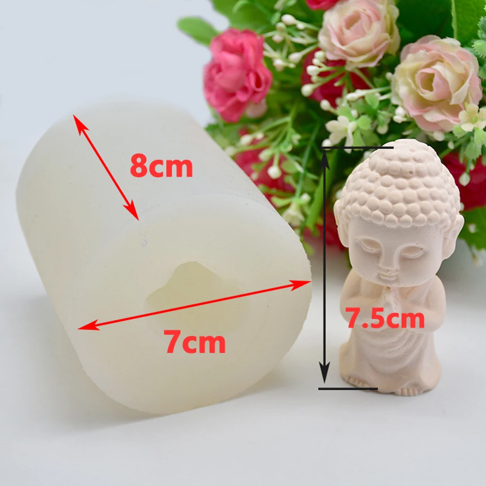 DIY силиконовые формы Будды торт Бог изготовление ручной Глины Ремесло цемента