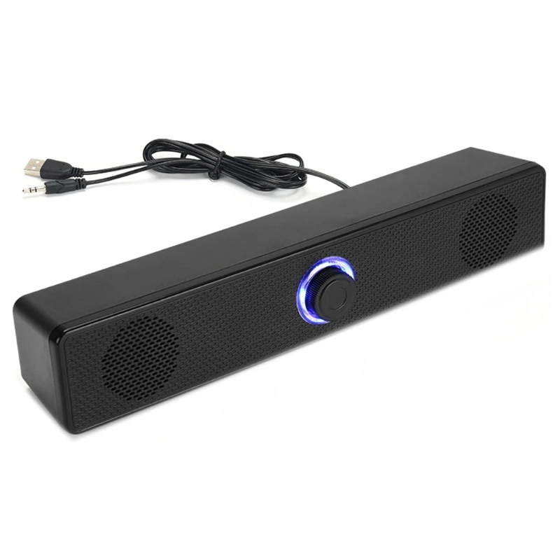 Bluetooth-compatible/Wired Speaker Sound Bar USB Powered Home Theater Speakers Music Soundtrack Booming Bass Speak D7WC | Электроника