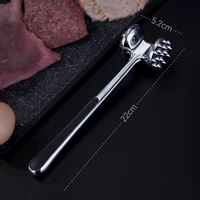 2021 meat hammer double sided alloy loose meat steak hammer with handle meat tenderizers pounders kitchen meat poultry tools
