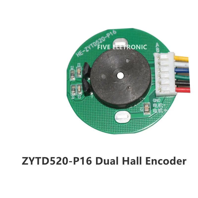 ZYTD520-P16 кодовая плата двойного холла магнитный датчик направления скорости