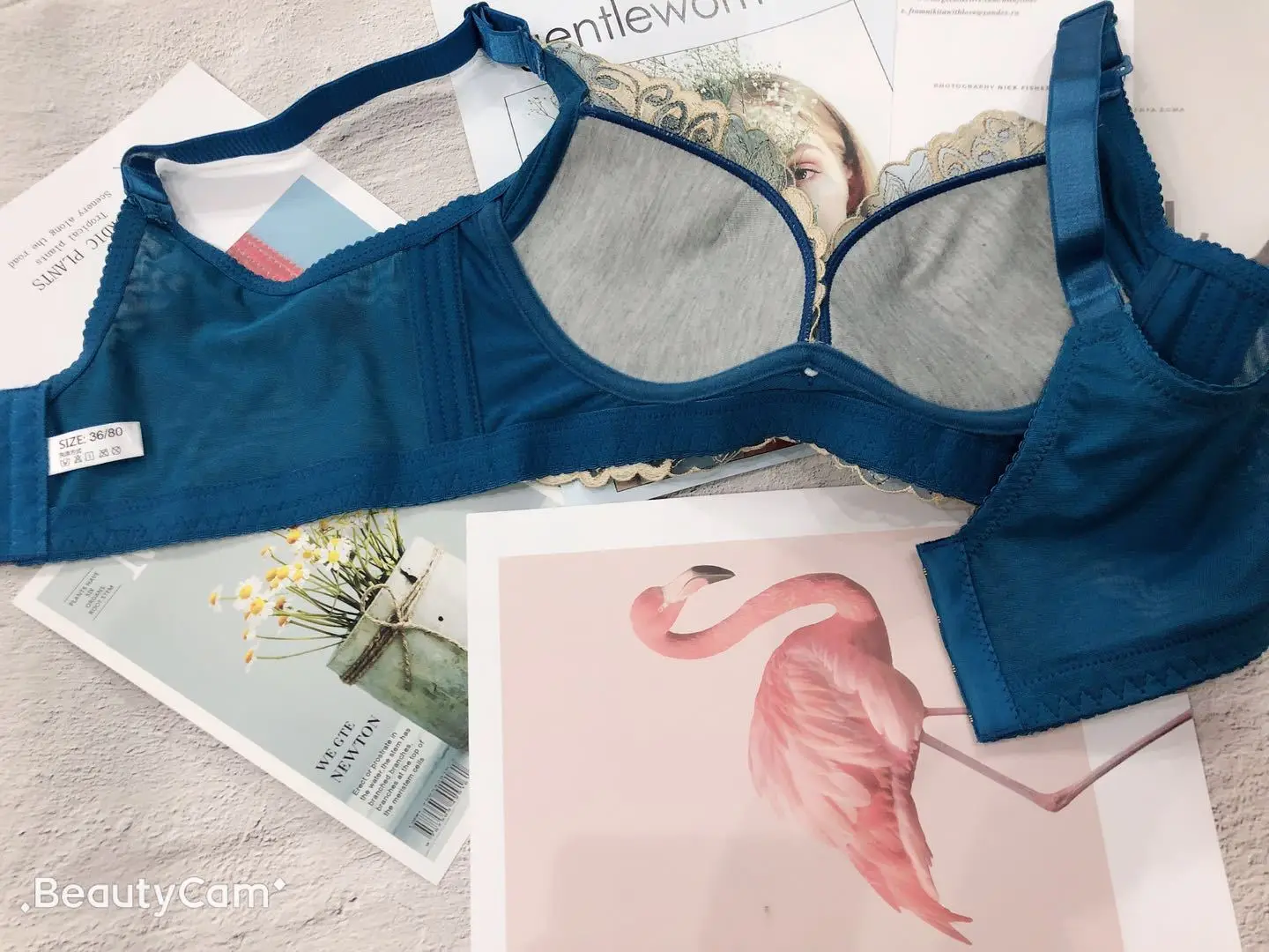 

Sexy embroidered underwear women's small chest gathered no steel ring bra set large size breast milk adjustable bra set