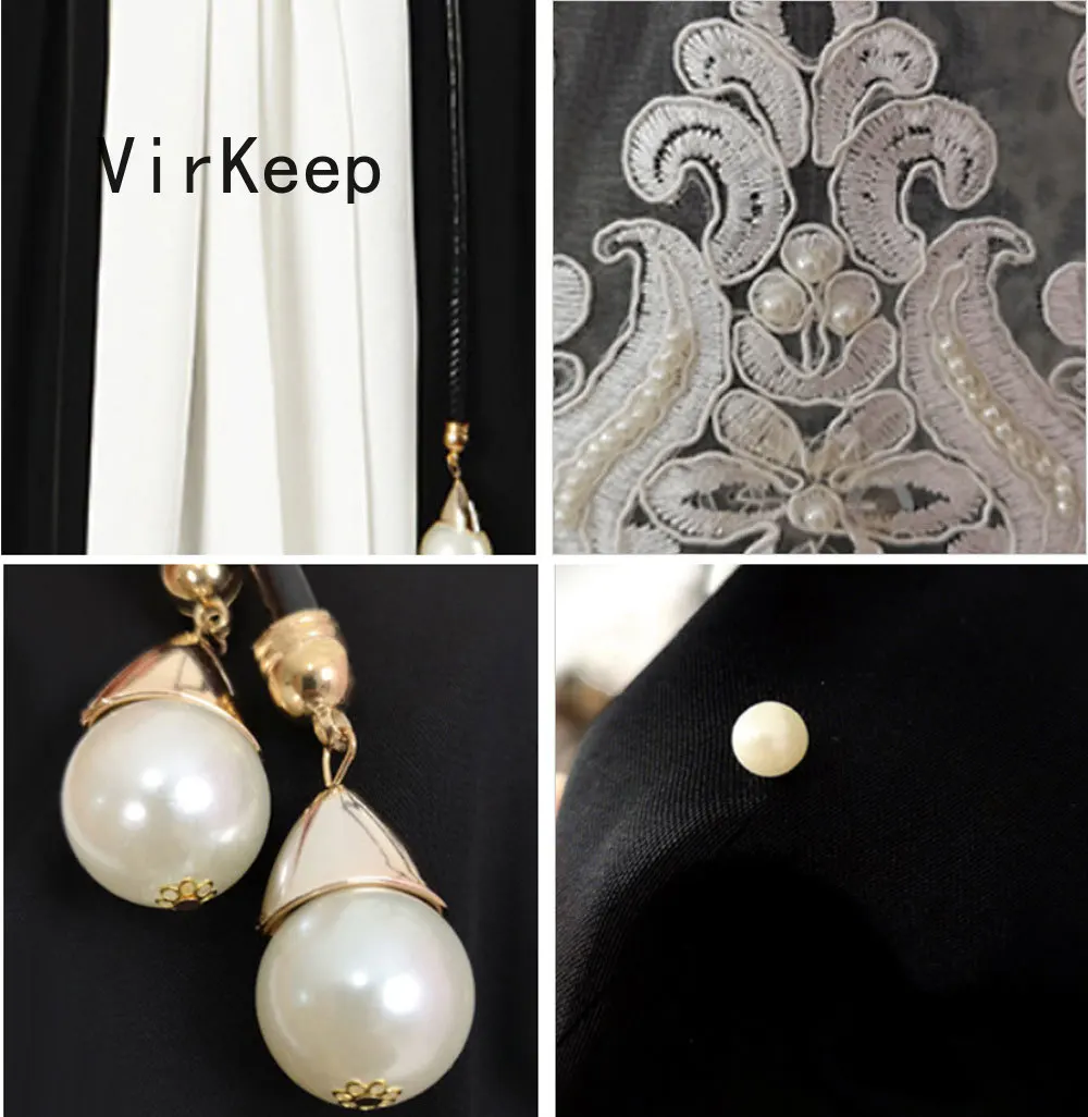 

women lace design pearls beading robe fashion kimono dress muslim abaya dubai ramadan gown kaftan hijab femme garment VKDR2477