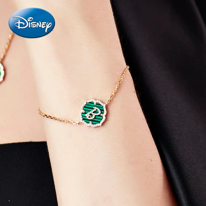 Disney Princess Series Lady Bracelet Fashion Temperament Letter Bracelet 925 Silver Birthday Gift