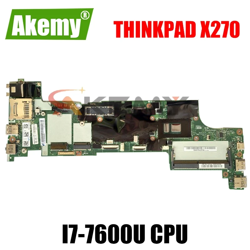 

Brand new DX270 NM-B061 for Lenovo Thinkpad X270 notebook motherboard CPU i7 7600U 100% test work FRU 01HY506 01HY508 01LW715