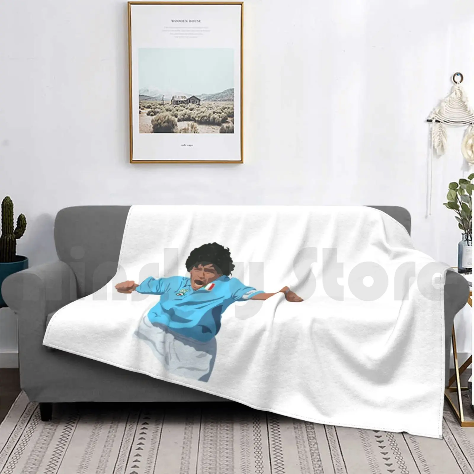 

Diego Maradona-Napoli Captain Blanket Fashion Custom Maradona Diego Maradona Maradona Napoli