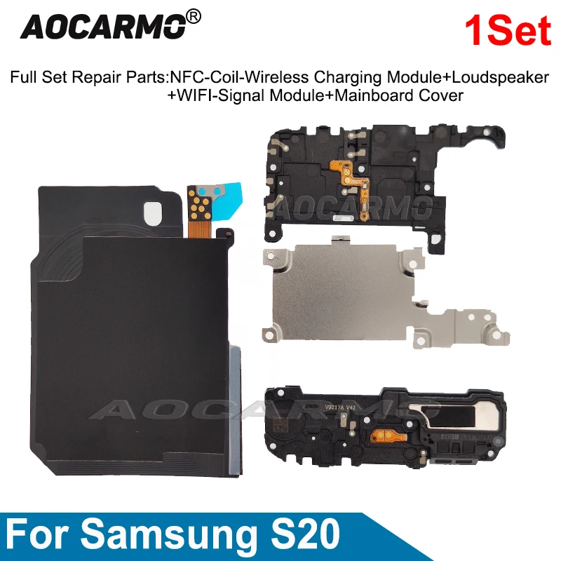 Фото Для Samsung Galaxy S20 Беспроводная зарядная катушка NFC громкоговоритель сигнальная
