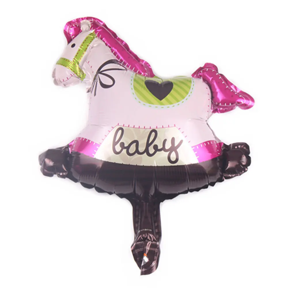 

16inch Wooden Horse Foil Balloons Boy Girl Birthday Decorations Helium Air Ball Toys Wedding Ballons Baby Shower Party Supplies