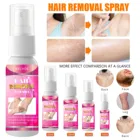Спрей для безболезненного удаления волос, натуральный долговременный спрей для удаления волос, ингибитор, останавливает рост, гладкое усадочное поры кожи тела, восстанавливает