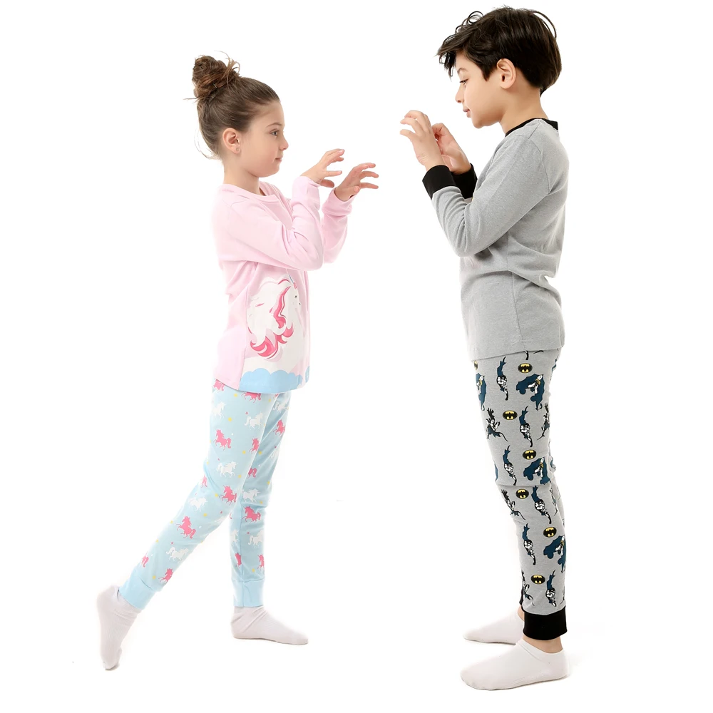 Новое поступление 2020 года сезон весна лето детский пижамный комплект одежды для