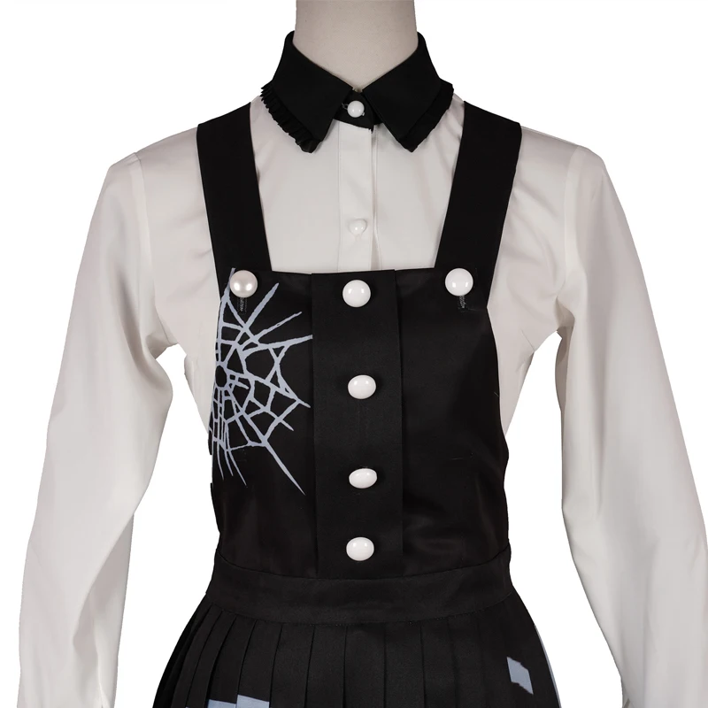 Игра Danganronpa V3: Новый 2020 гармонии Kirumi Косплэй костюм платье служанки для Хэллоуин