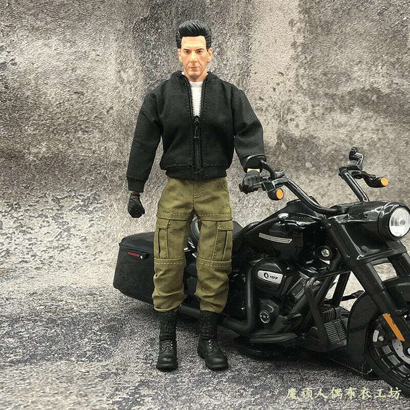 

1/12 Casual Overalls Pants Trousers Clothes Accessories Fit 6" Male Action Figure Soldier Body