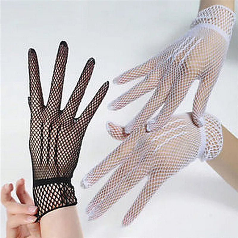 Women Summer UV-Proof Driving Gloves Mesh Fishnet Gloves Lace Mesh Solid Thin Summer Women Gloves Mitten Animals Gloves Woman