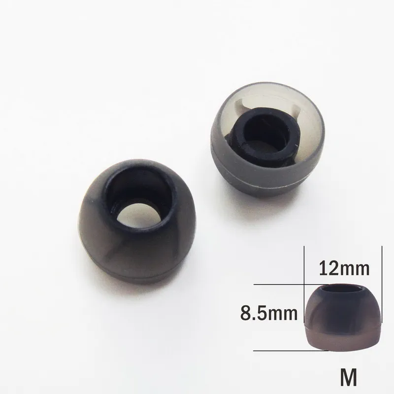 12pcs black M TENNMAK 12 шт./упак. эксклюзивный turbo Вихрь силиконовые вкладыши для ушей и на рукавах и в нижнем части уха pad и ушной вкладыш& Аксессуары для наушников, Размеры S/M/L Размер - Цвет: 12pcs black M