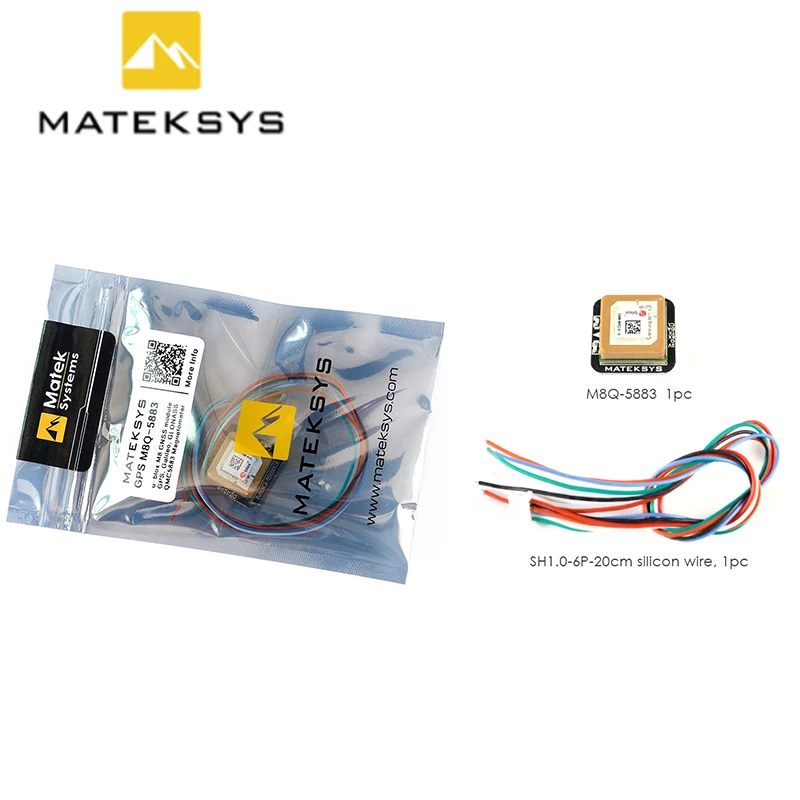 matek systems φ gps qmc5883l компас модуль для rc drone fpv racing f