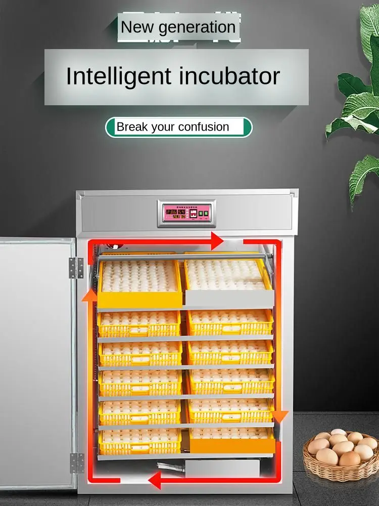 Интеллигентая (ый) инкубатор автоматический маленький домашний куры утки