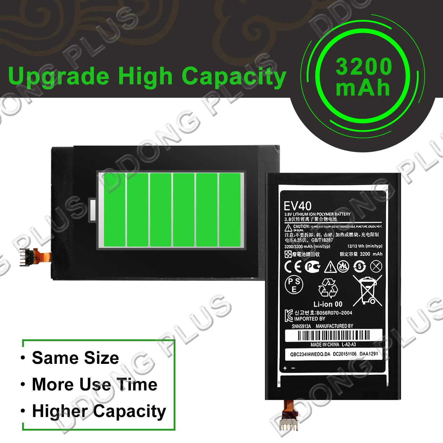 EV40 Battery For Motorola Droid Razr Maxx HD XT926M SNN5913A Replacement Repair Part | Mobile Phone Batteries