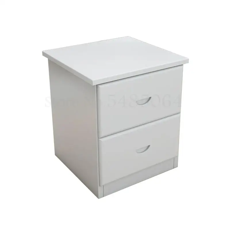 Прикроватный столик простой современный минималистичный чисто белый корейский