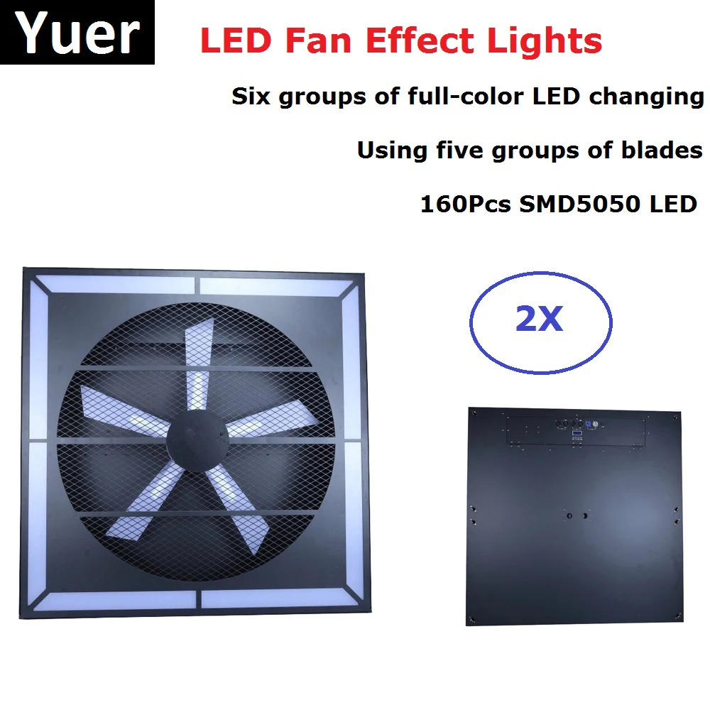 Светодиодный сценический Светильник 160 шт. SMD5050 LED S светодиодный вентилятор