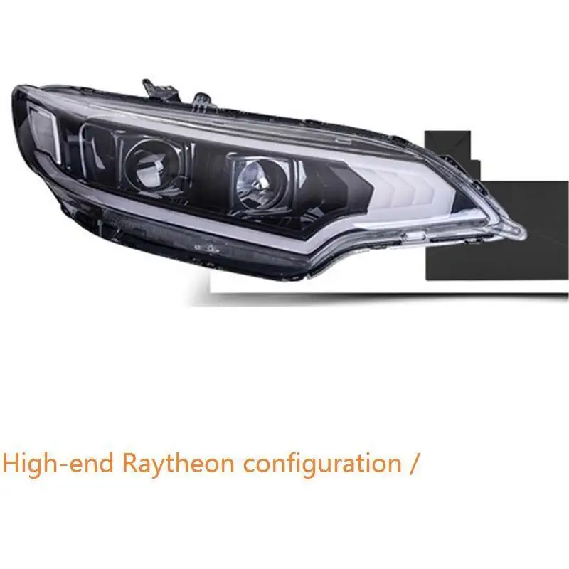 MODEL O Drl Cob автомобилей Neblineros Led Para Авто Assessoires фары передние противотуманные задние Автомобильные фары в сборе 15 16 17 для Honda Fit - Цвет: MODEL O