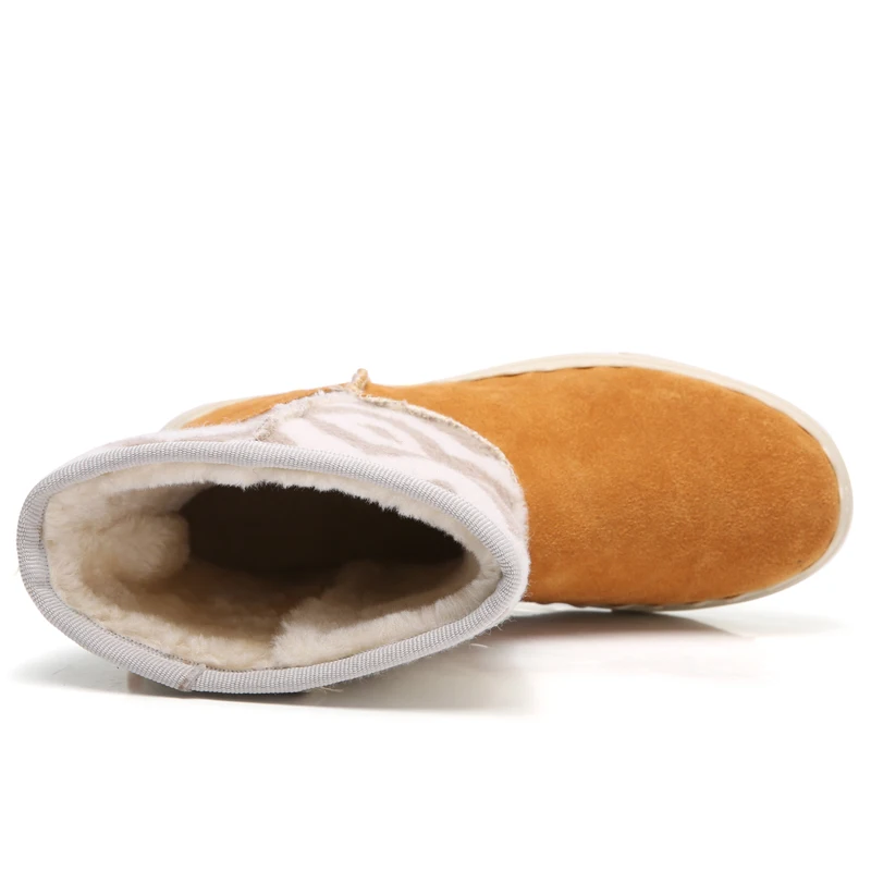 Новые стильные Лидер продаж из замшевой кожи Мода для девочек ботинки до