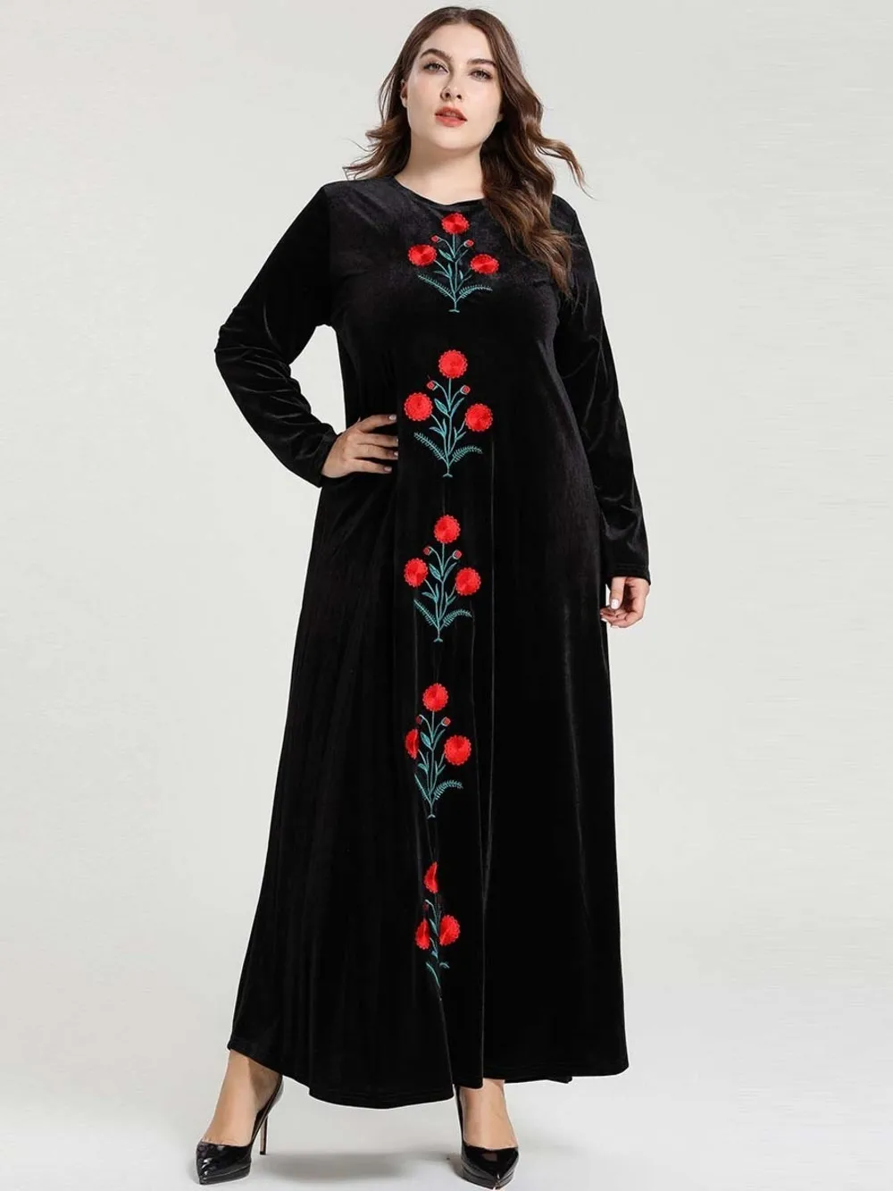 Muslim Fashion Long Women Islamic Dress Abaya Evening Vestidos For Dubai Girls | Тематическая одежда и униформа